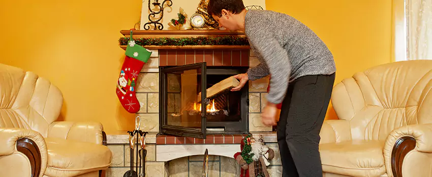 Rusted Metal Fireplace Restoration in West Chester, Pennsylvania