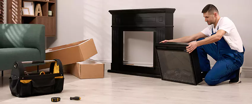 Old Rusted Metal Fireplace Repair And Replacement in West Chester, PA
